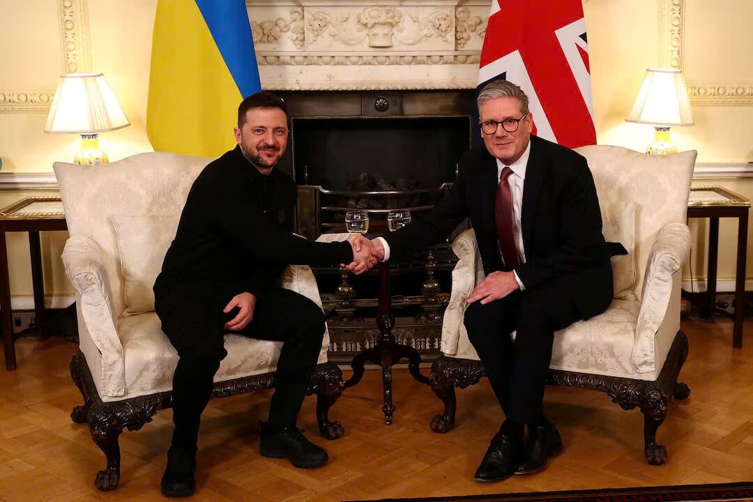 Keir Starmer, Volodymyr Zelenskiy, London, ngày 1 tháng 3 năm 2025