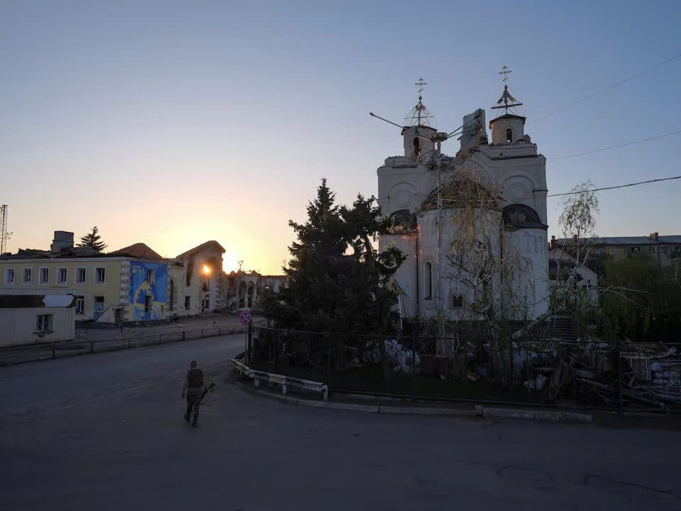 Kostiantynivka, Ukraine, ngày 19 tháng 4 năm 2025