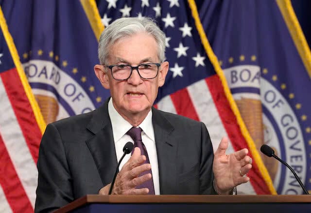 Chủ tịch Cục Dự trữ Liên bang Hoa Kỳ Jerome Powell phát biểu trong một cuộc họp báo, tại Washington, Hoa Kỳ, ngày 29 tháng 1 năm 2025FED
